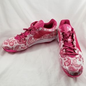 Under Armour LMT ED Pink Paisley Baseball Cleats